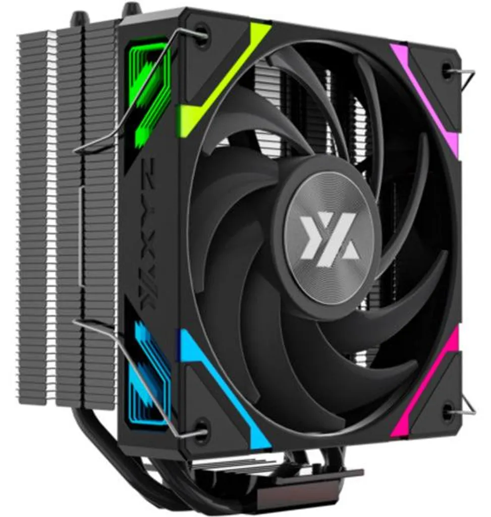 Refroidisseur d'air 12cm XYZ THERMAX 4 Noir Vitesse 2000 tr/min Puissant