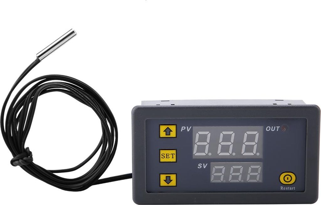 W3230 LED Digitaler Temperaturregler Thermostat Schalter Sensor Messgerät (DC24V)