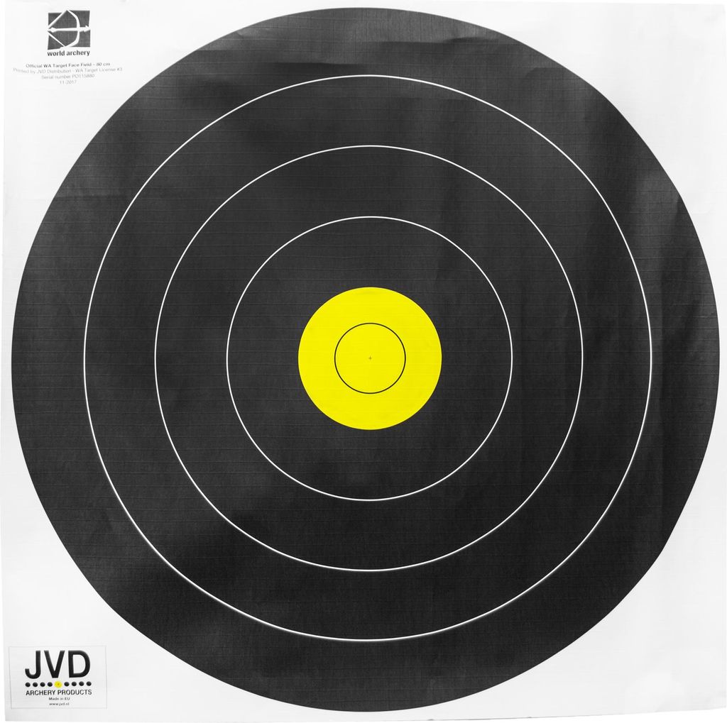 Papierschild 80x80 cm schwarz