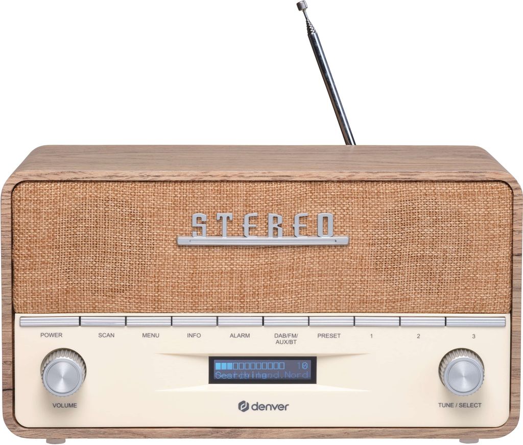 Denver DAB-36LW Retro digitální rádio DAB+ s Bluetooth, Obrázek produktu 3
