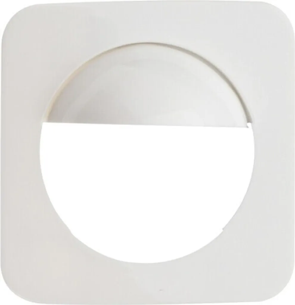 Plaque de Recouvrement 55x55 mm Blanc pour Détecteur B.E.G. 39222 R