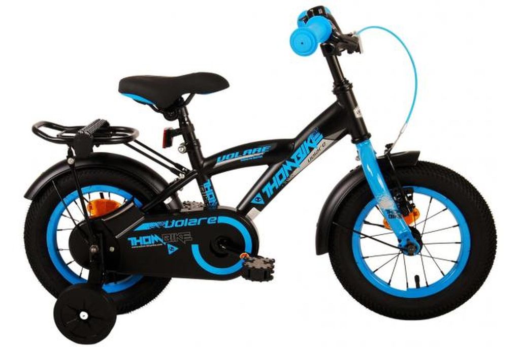 Vélo enfant Volare Thombike - Garçons - 12 pouces - Noir Image du produit 