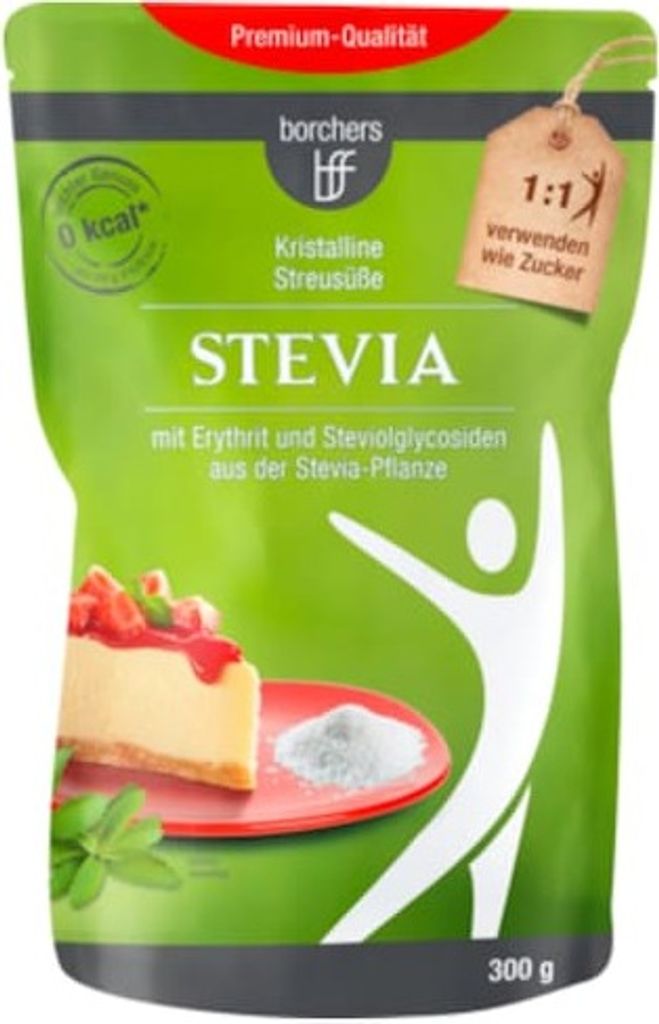 Borchers Stevia kristalline Streusüße (300 g)
