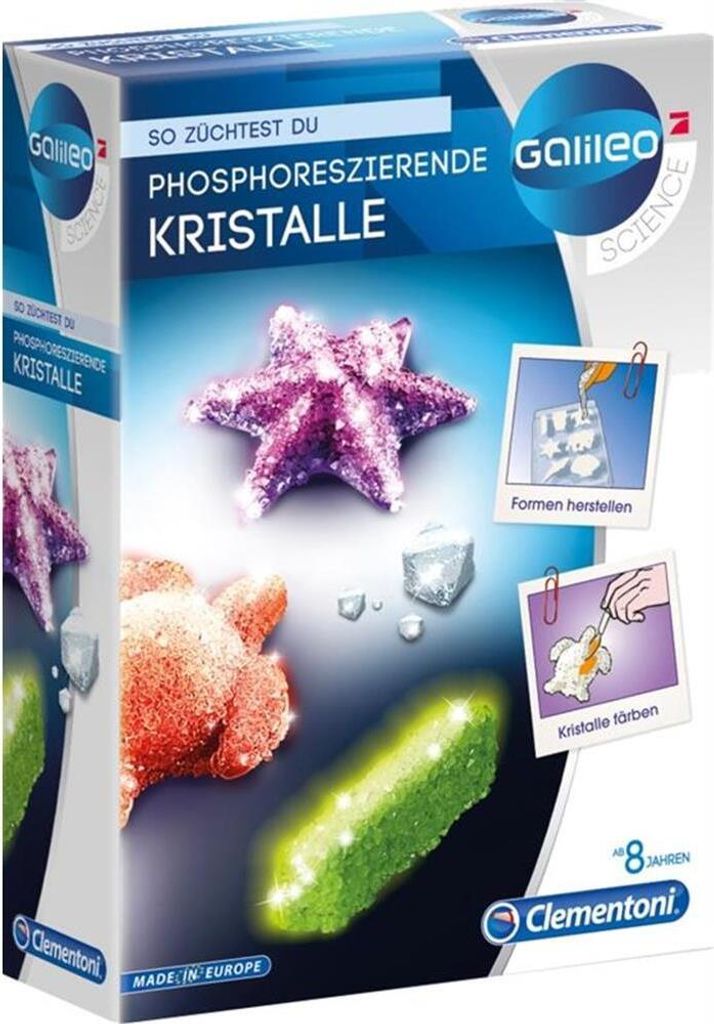 Clementoni Galileo-Fluoreszierende Kristalle