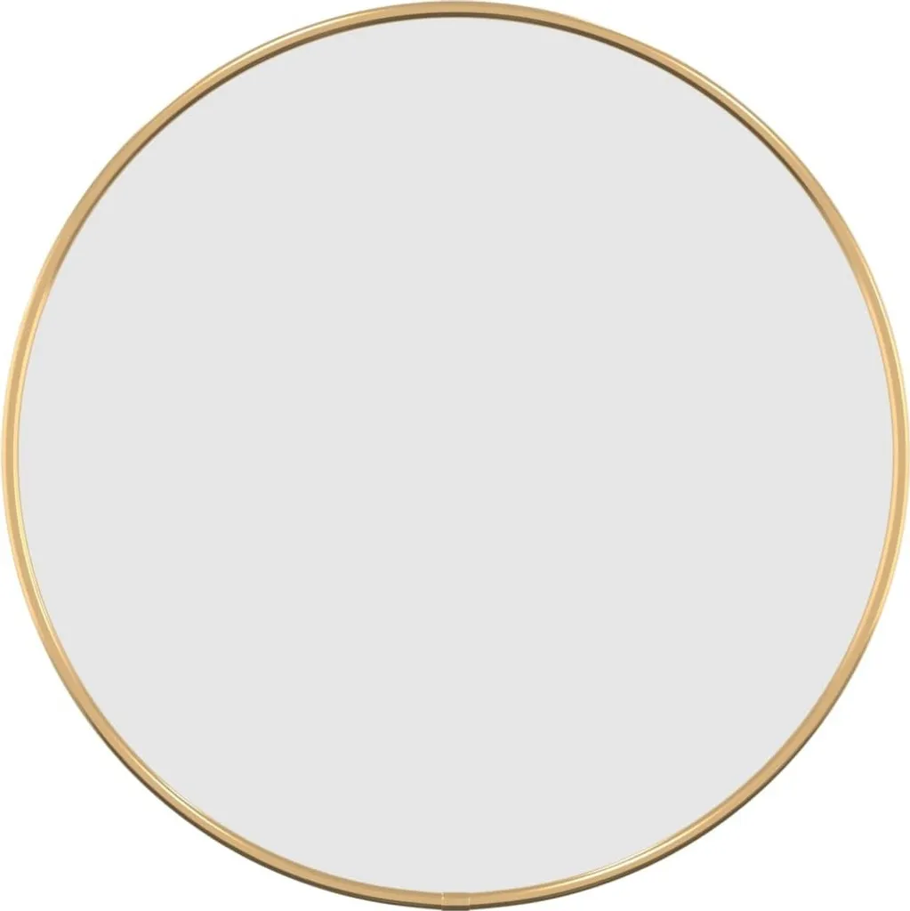 Specchio Rotondo Oro 40cm vidaXL | Arredo Parete Moderno Minimal