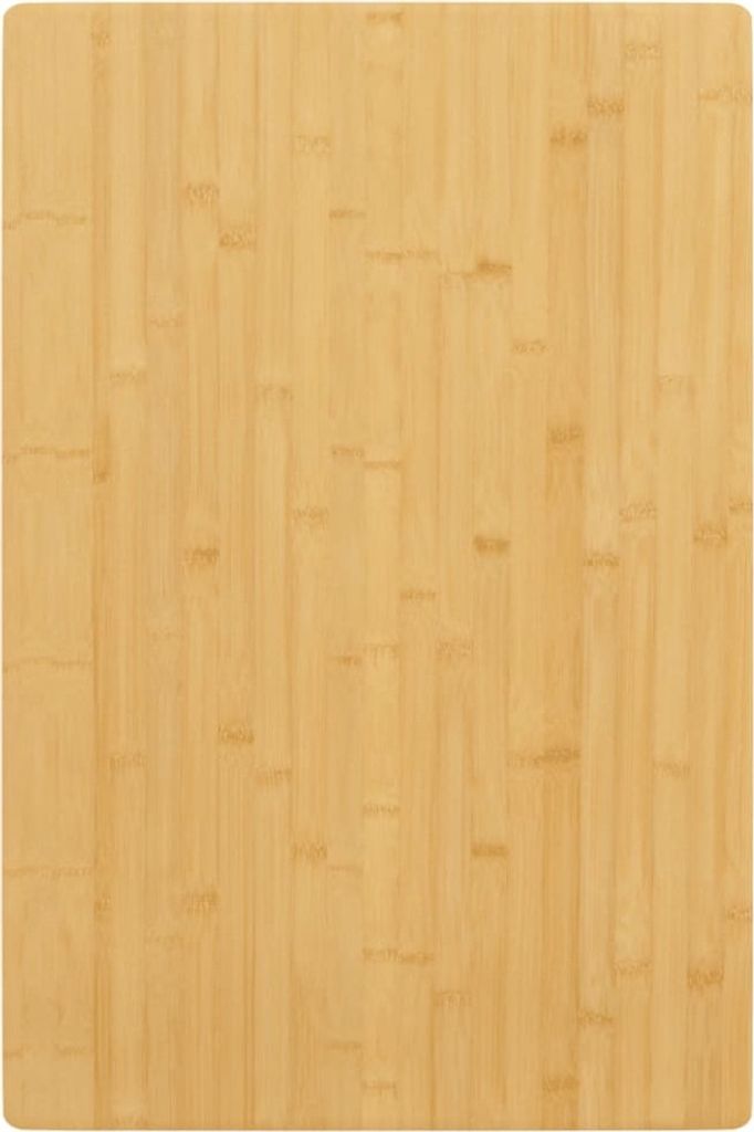 The Living Store Tischplatte 40x60x2,5 cm Bambus