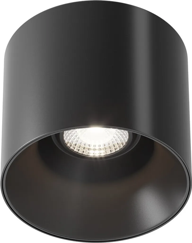 Spot de Plafond LED Noir 15W Maytoni ALFA en Aluminium Finition Premium
