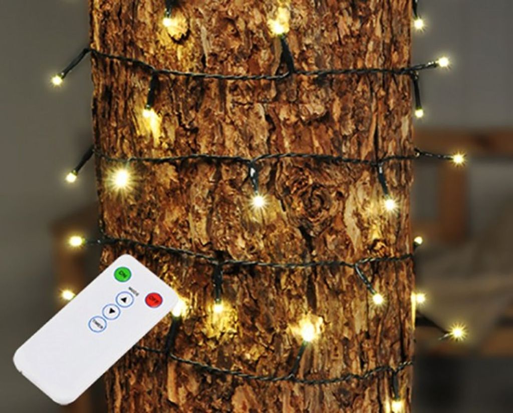LED Weihnachtsbaum Beleuchtung Leuchtkette Lichterkette, Größe:50 LED