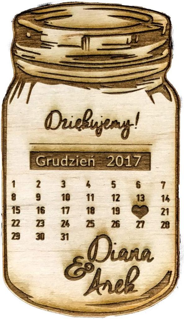 DANKE FÜR GÄSTE Hochzeit Taufe, MAGNETJAR