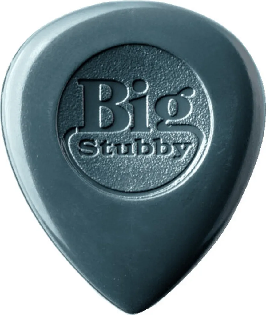 Pack 24 médiators Dunlop Big Stubby 3mm Nylon - Grip et attaque précis