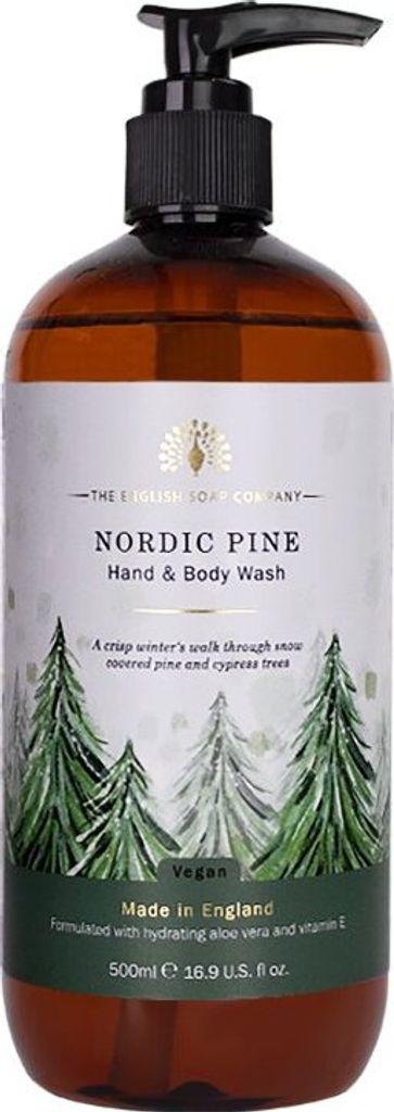 The English Soap Company flüssiges Hand- und Körpergel Nordic Pine 500 ml