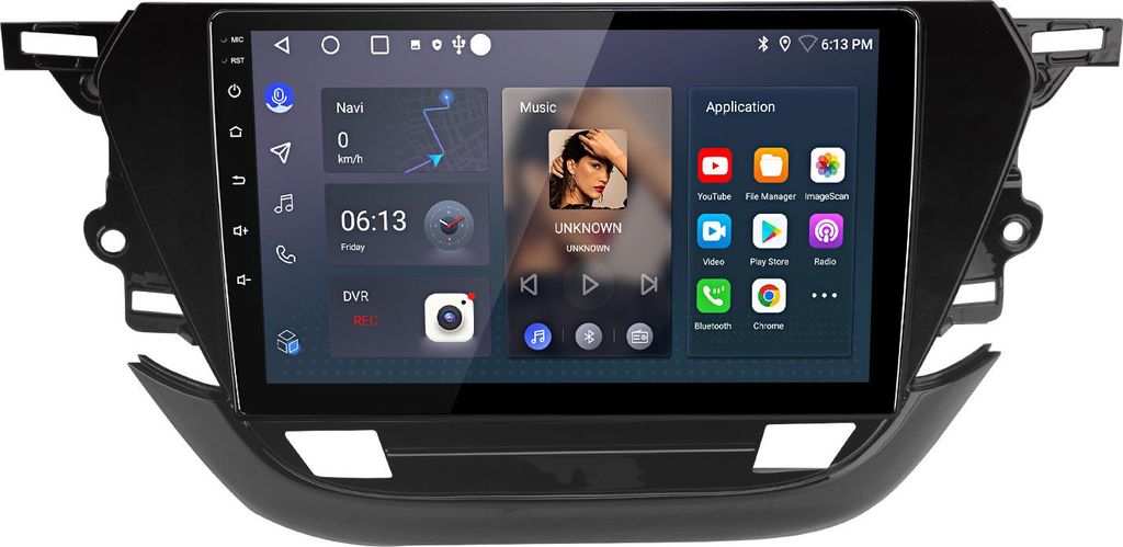 Android Radio geeignet für Opel Corsa F 2019-2023 CarPlay Android Auto Navi Bluetooth DAB+ Rückfahrkamera 9 Zoll 128GB