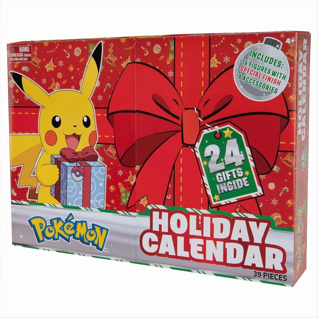 Pokémon - Adventskalender Pikachu Figuren Holiday Calender Produktbild 15