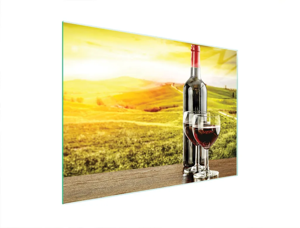Vassoio in Vetro Temperato 40x30 per Formaggi e Vino - Tagliere