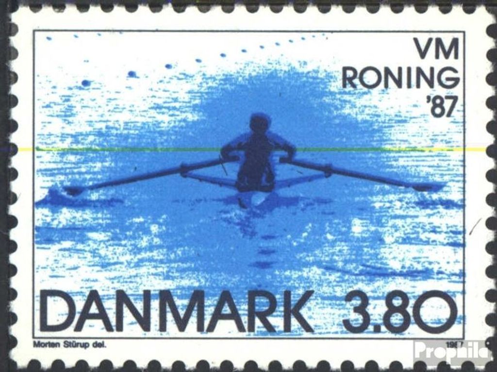 Briefmarken Dänemark 1987 Mi 899 (kompl.Ausg.) postfrisch Ruder WM