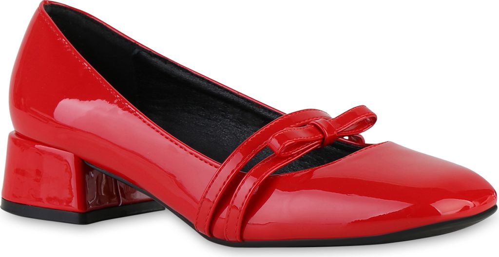 van-hill Damen Klassische Riemchenballerinas mit Schleifen, Produktbild 