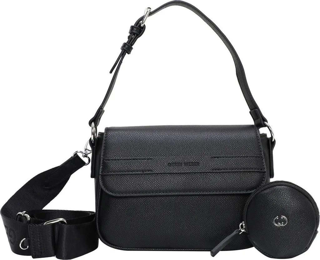 GERRY WEBER Borsa Tracolla Zeitgeist SHZ Black - Design Minimal Nero