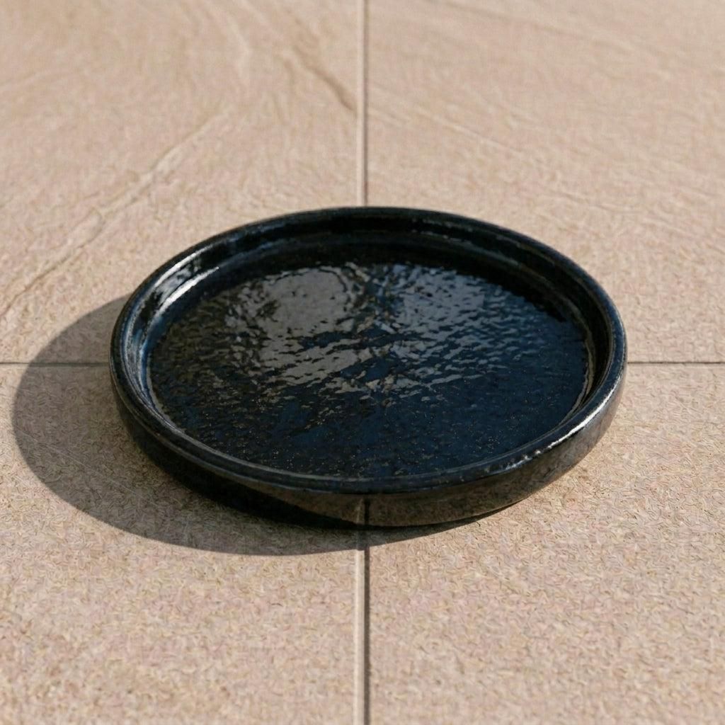 Podstawka pod doniczkę ceramiczna Provencelia Czarny, Ø21 Zdjęcie produktu 