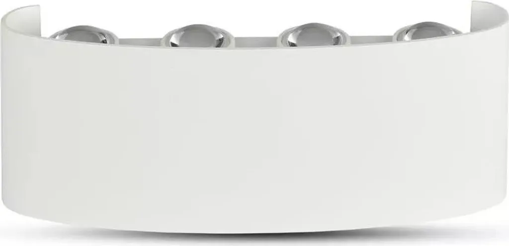 Applique murale LED extérieure blanche IP54 8W 870lm pour façade V-TAC