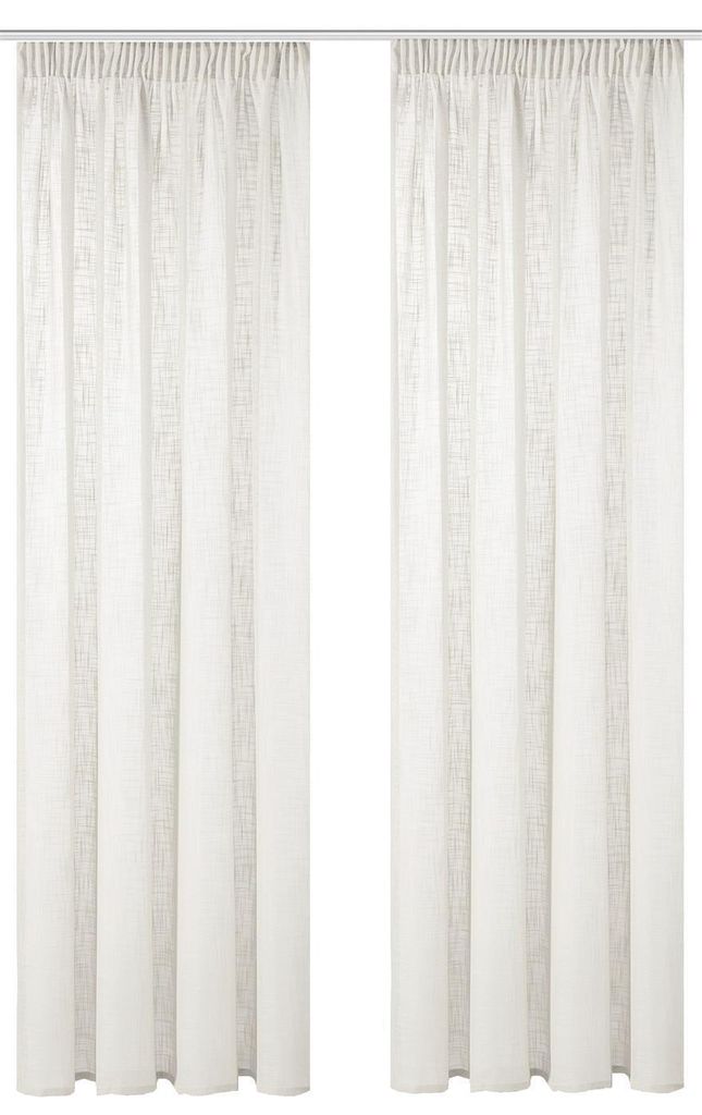 Home Basics Softy 2Er Set Kombibandschal 160 x 140 cm 2x Fertigschal Wollweiß