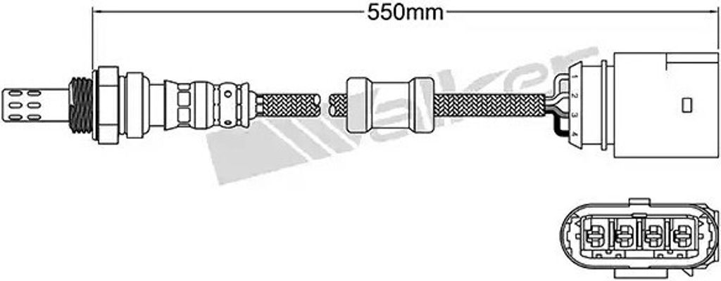 VEGAZ Lambdasonde für VW Golf IV Schrägheck (1J1) Fingersonde Beheizt ULS-236