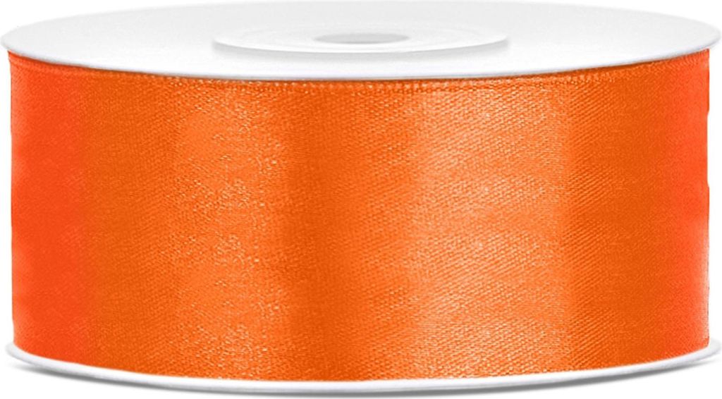 Satinband Orange Breit 25m – 2,5 cm x 25 m - Einheitsgröße