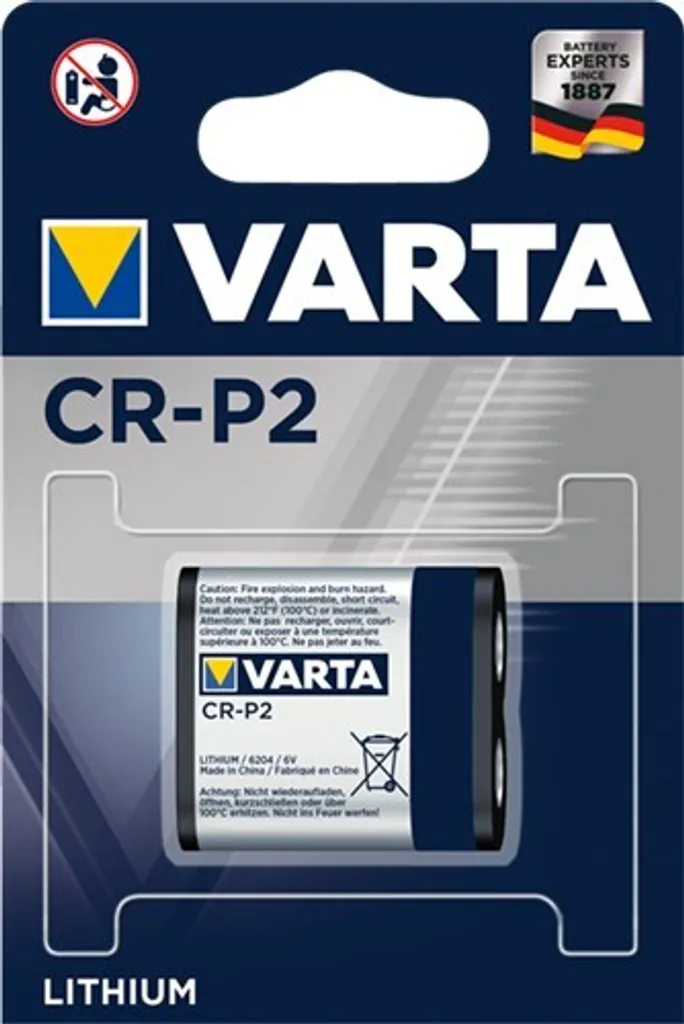 Évitez les Pannes avec le Pack 10 Piles Varta CR P2 6V Lithium Pro 48156