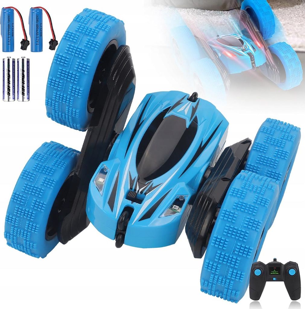 Ferngesteuertes 360° Stuntauto Mit Batterie Und 4X4 Led