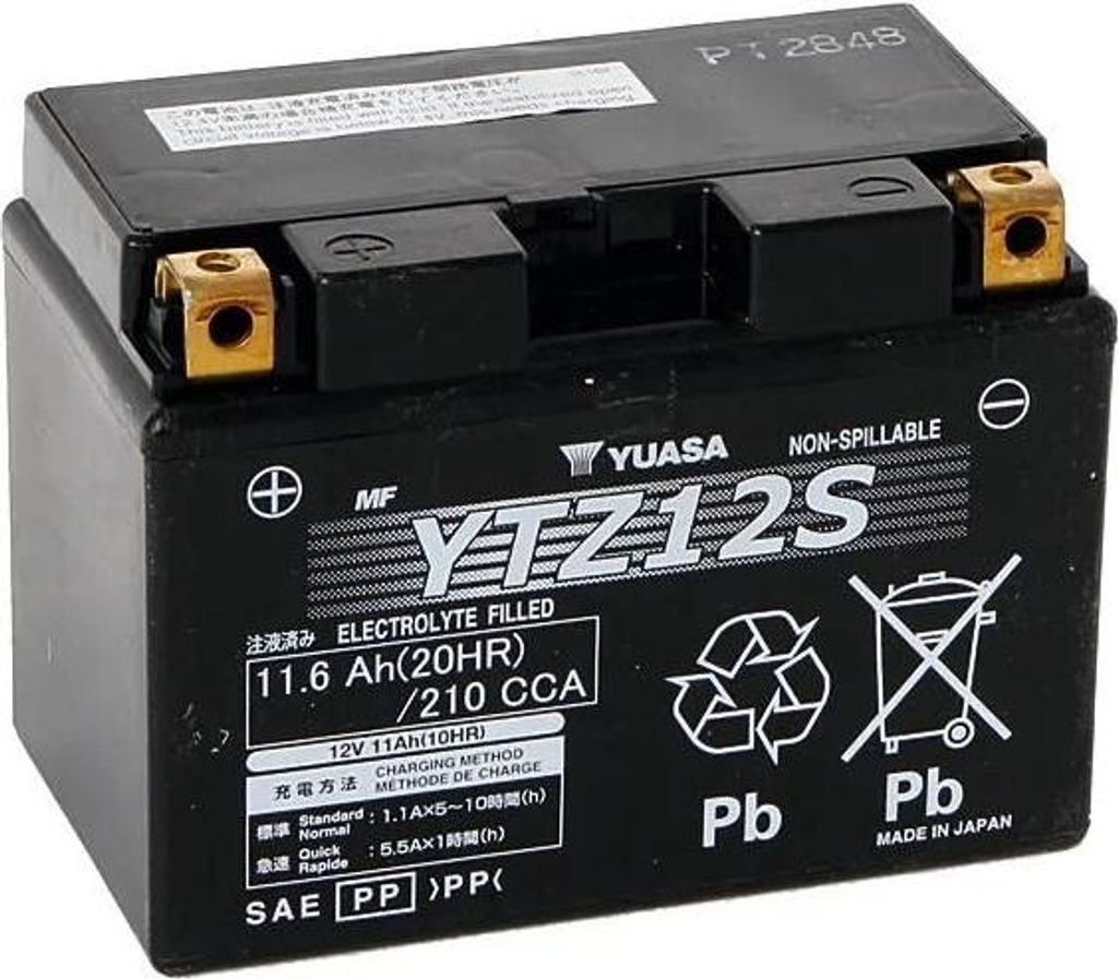 Yuasa Battery YTZ12S Moto baterie Obrázek produktu 