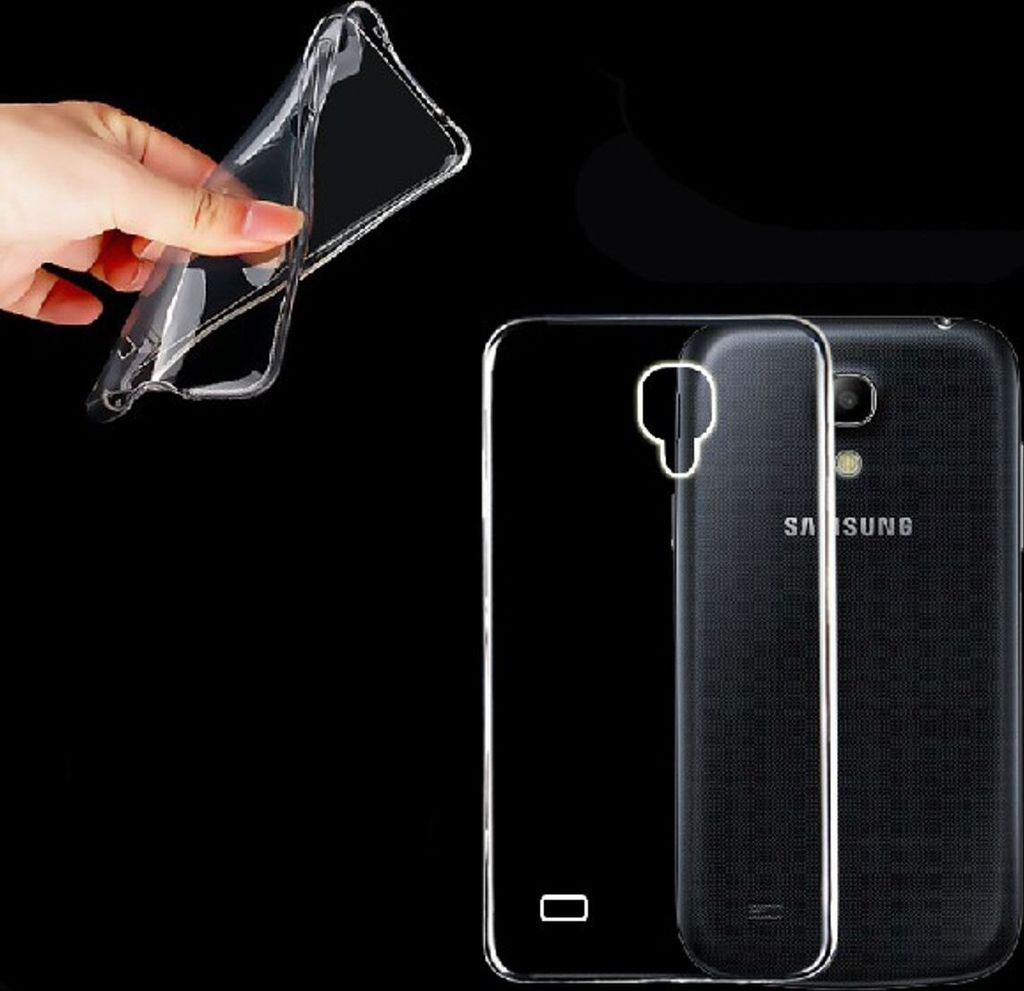 Samsung Galaxy S4 Mini Transparent Case Hülle Silikon