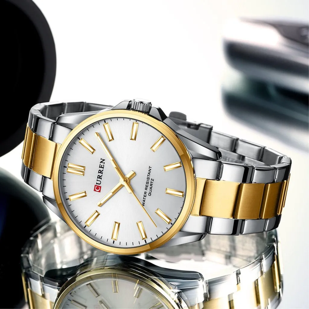 Montre Curren 9090G Anti-Rayures - Une Montre Durable et Précise au Quotidien
