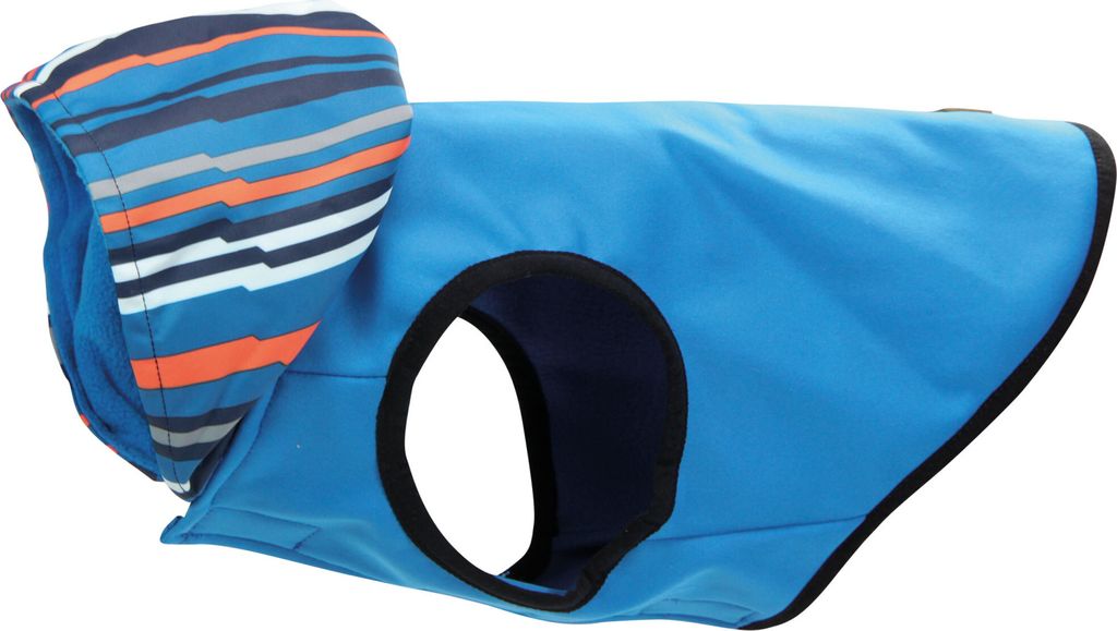 SOS Hundejacke - Windbreaker Gr. XS Rückenlänge 25 cm - Nachhaltig aus recycelten PET-Plastikflaschen
