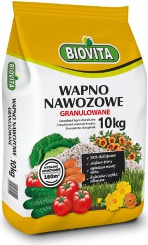 Düngekalk Granulat 10 kg – natürlicher Kalkdünger für Produktbild 