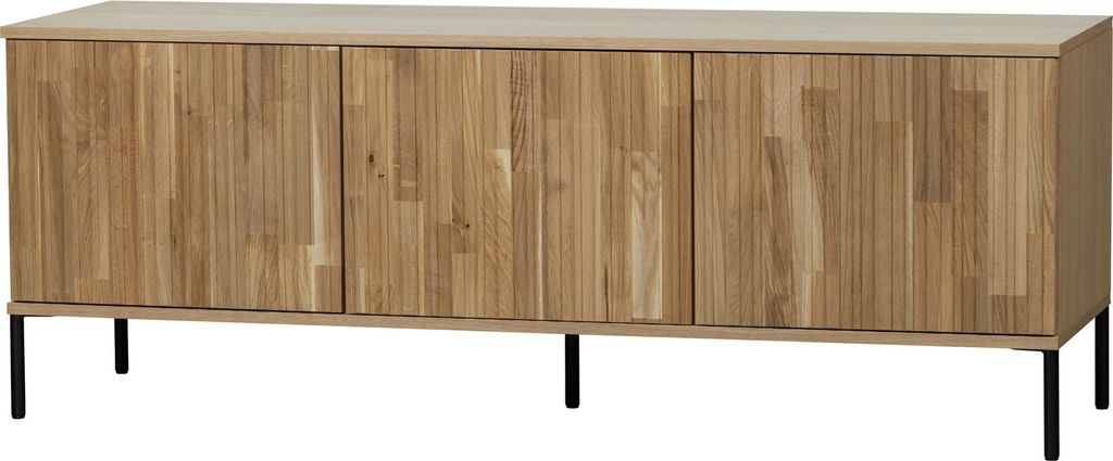 new gravure tv-möbel 150 cm eiche natur