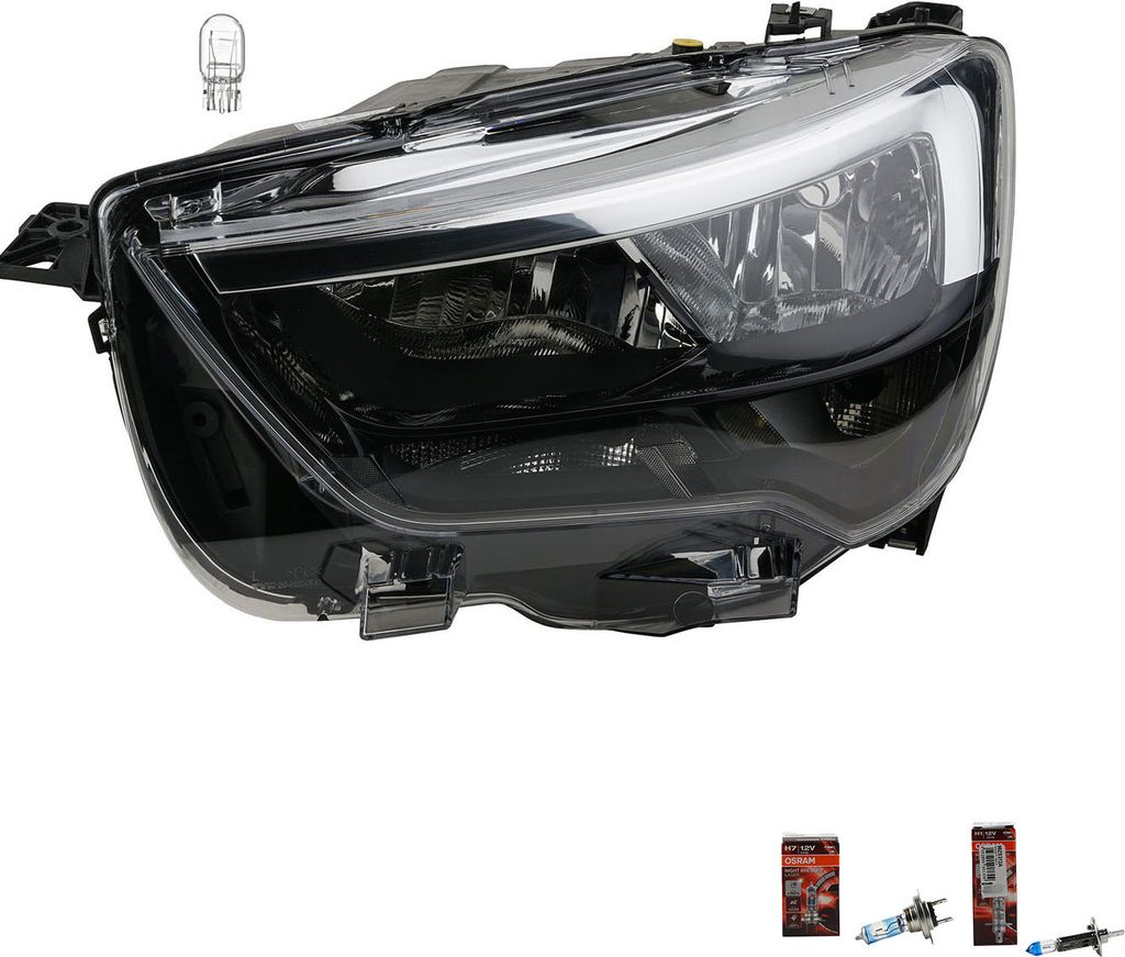 Johns, Scheinwerfer links + Osram Night Breaker Laser passend für Opel Combo X19 mit TFL 5547092 9816825580 3550185