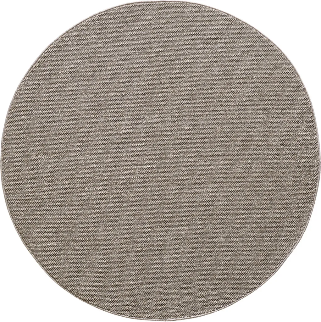 Tapis de Chambre Rond 160 cm Marron pour une Déco Élégante et Zen Uni