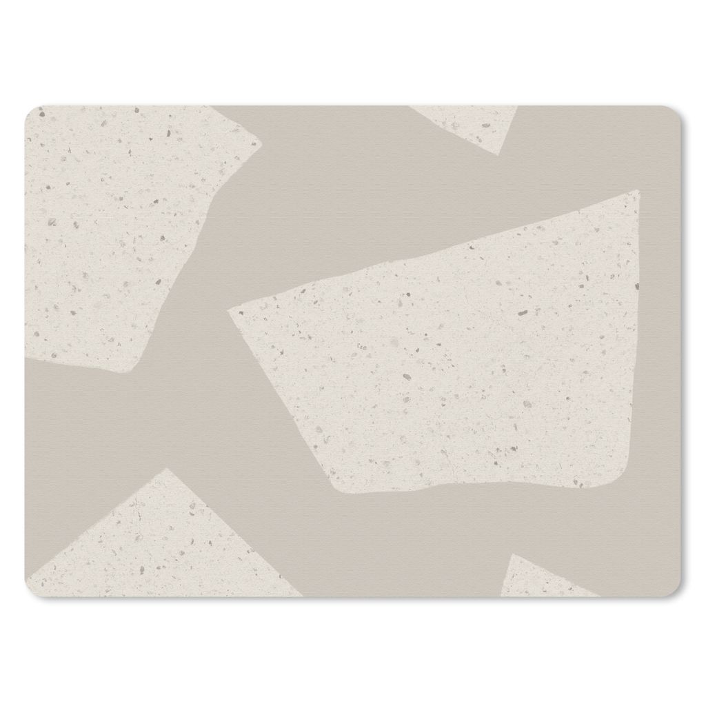 MuchoWow Mauspad Mousepad Terrazzo - Abstrakt - Pastell - Muster 40x30 cm - Mousepads - Maus Mat - Pad - Mausunterlage - Anti Rutsch