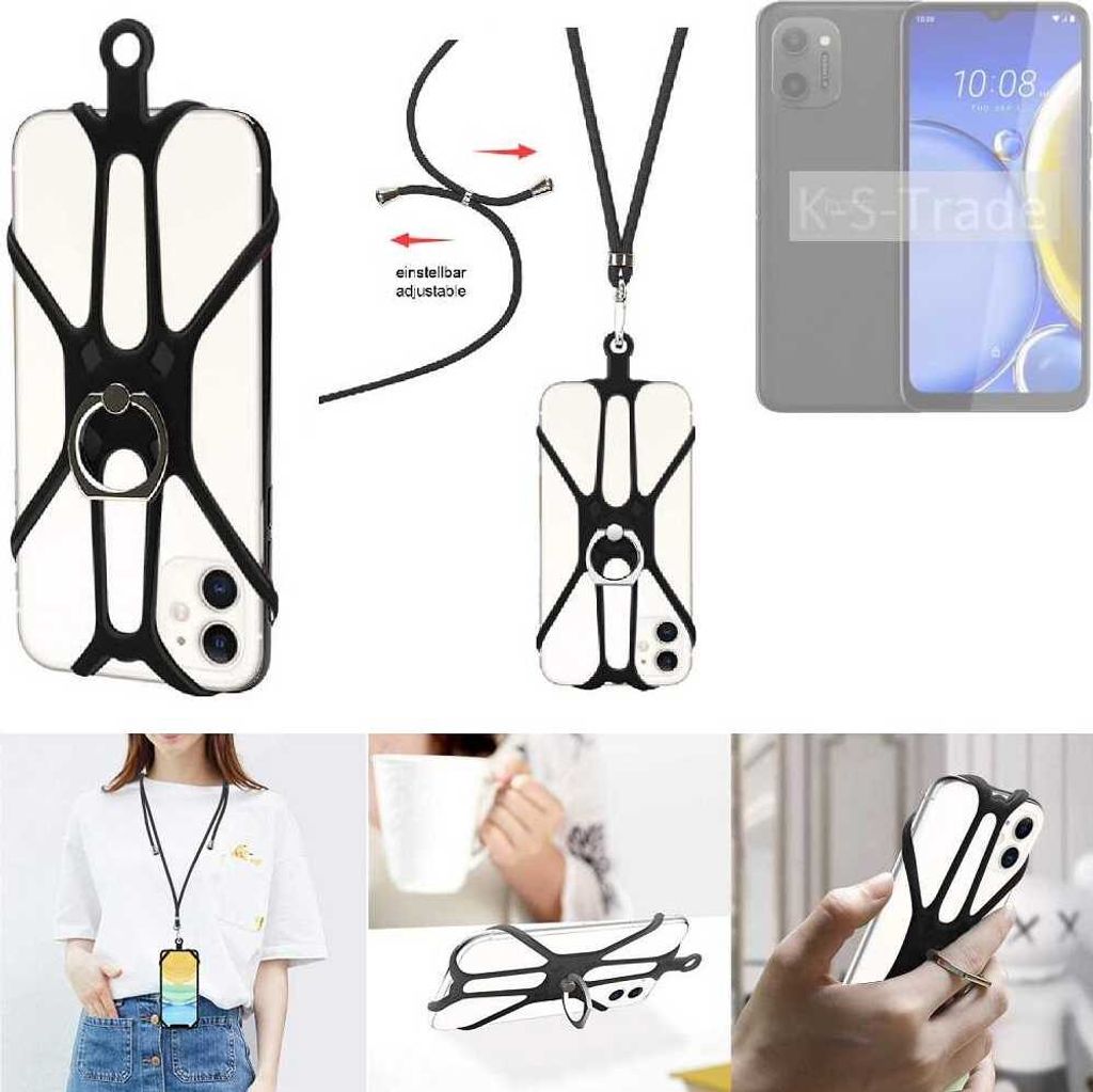 K-S-Trade 3in1 Handykette Handyband Handykordel Halsband Produktbild 