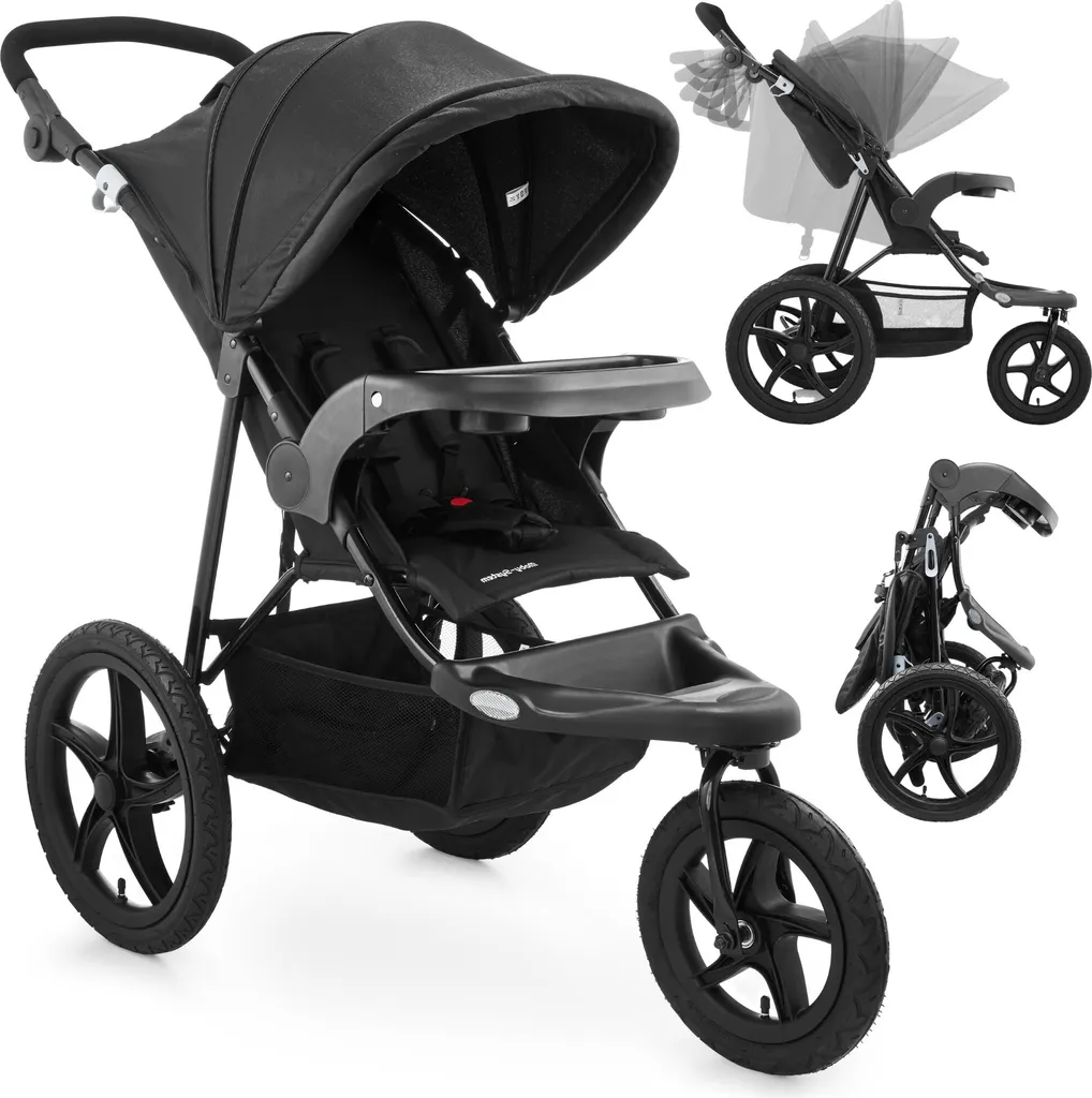 Poussette jogger tout-terrain Moby-System - Sport et confort dès 0m+