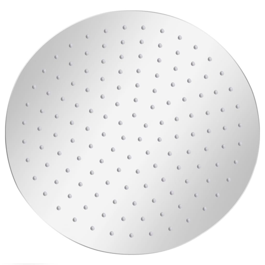 vidaXL Doccia a pioggia in acciaio inox 304 30 cm rotonda Immagine del prodotto 