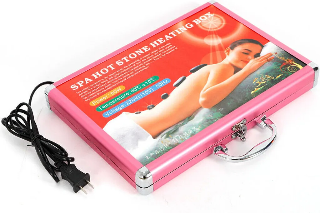 Kit de Massage 20 Pièces avec Pierres Chaudes SPA et Boîtier Chauffant Pro - 6