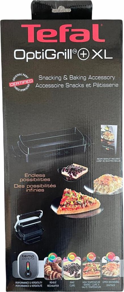 Tefal XA7268, Einschub, Aluminium, Schwarz, OptiGrill+ XL GC72, GO72, GR72, 536 mm, 237 mm