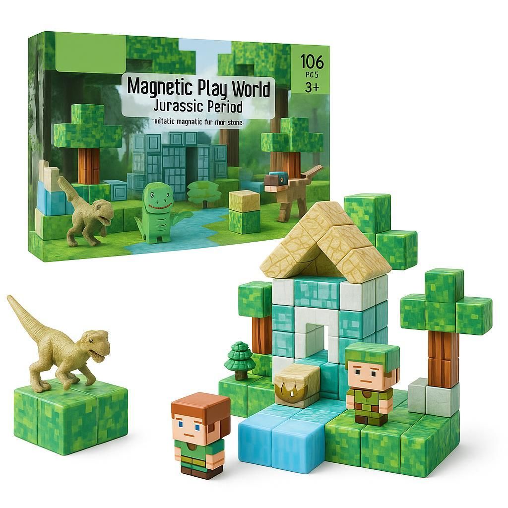 3D magnetická stavebnica pre STEM vzdelávanie, 106 Obrázok produktu 