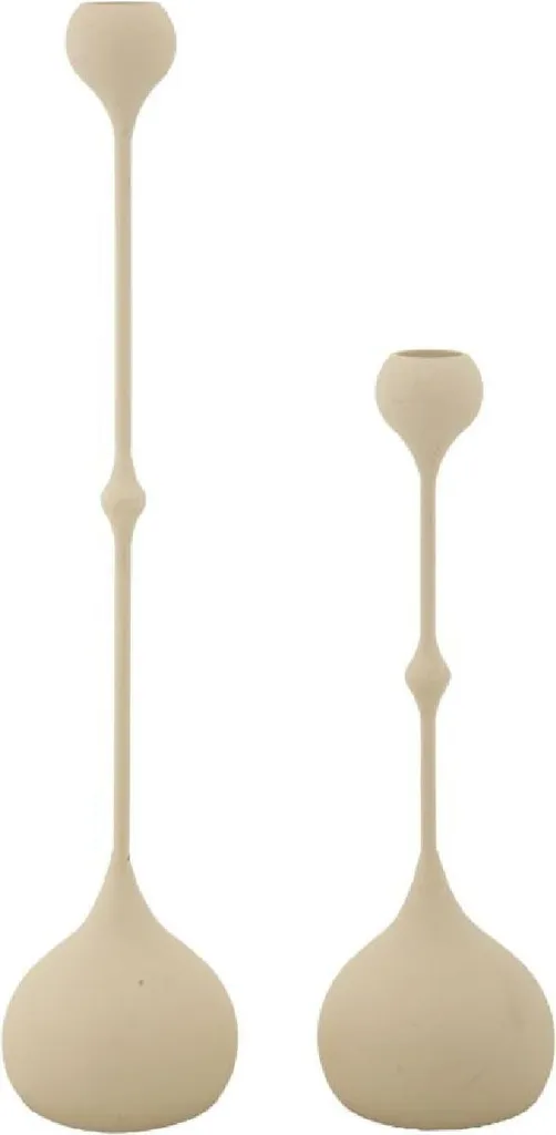 Bougeoirs de Table Slimmy Crème Mauro Ferretti pour Ambiance Chaleureuse