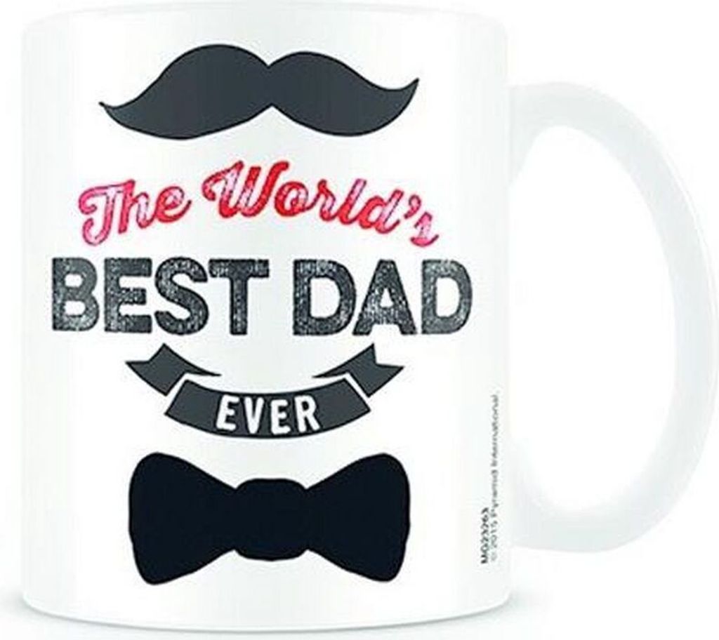 Best Dad Tasse Unisex weiß/schwarz/rot Funartikel Keramik Standard