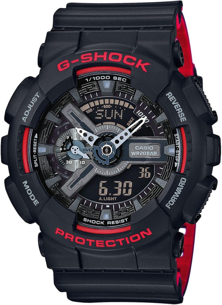 Casio G-Shock Uhr GA-110HR-1AER schwarz rot