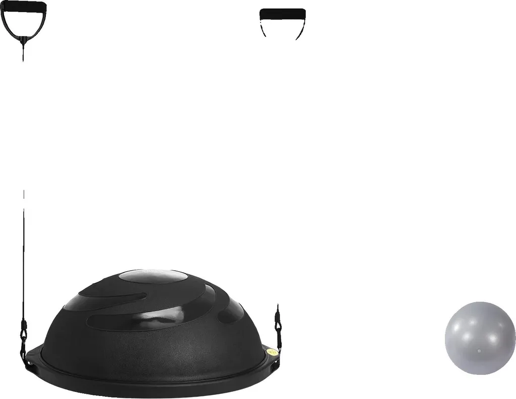 Balle d'équilibre portable 64cm avec résistance réglable pour fitness