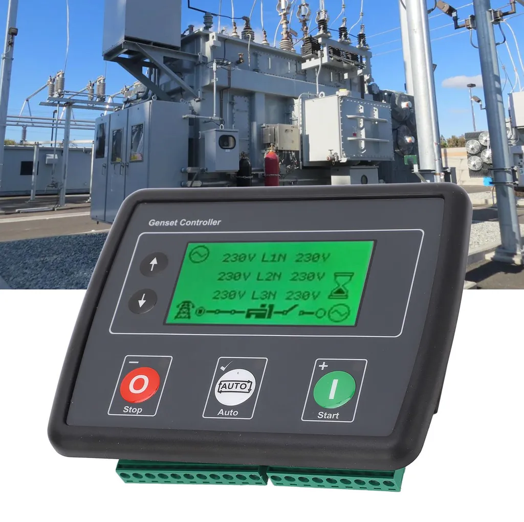 Commande de groupe électrogène triphasé 600V avec écran LCD intégré - 10