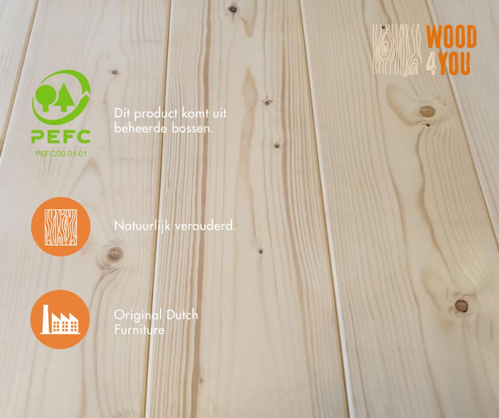 Wood4You Gartenbank Holz "Ameland" - Wetterfest Massivholz Produktbild 4