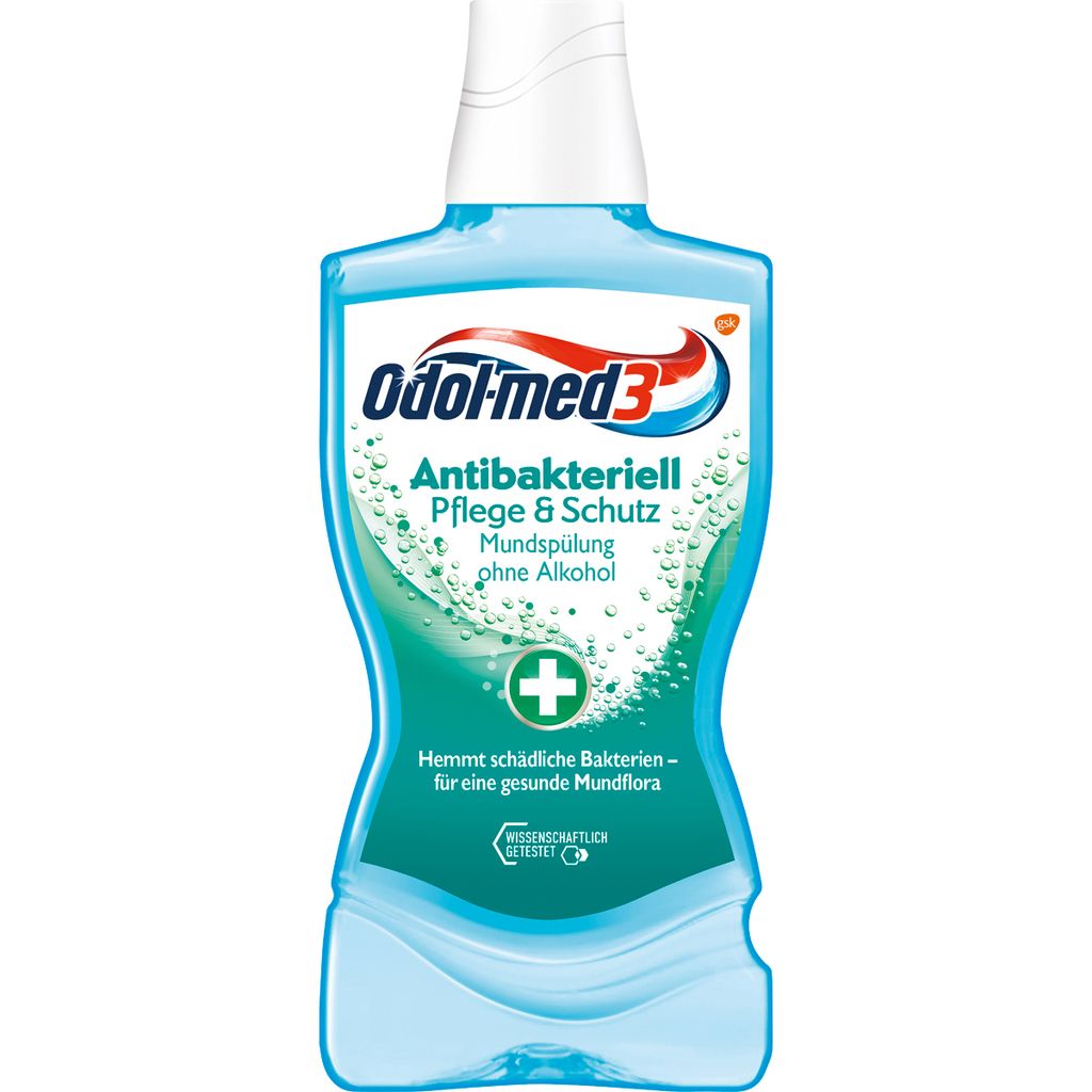 Odol-med3 Antybakteryjny płyn do płukania jamy ustnej Care Zdjęcie produktu 